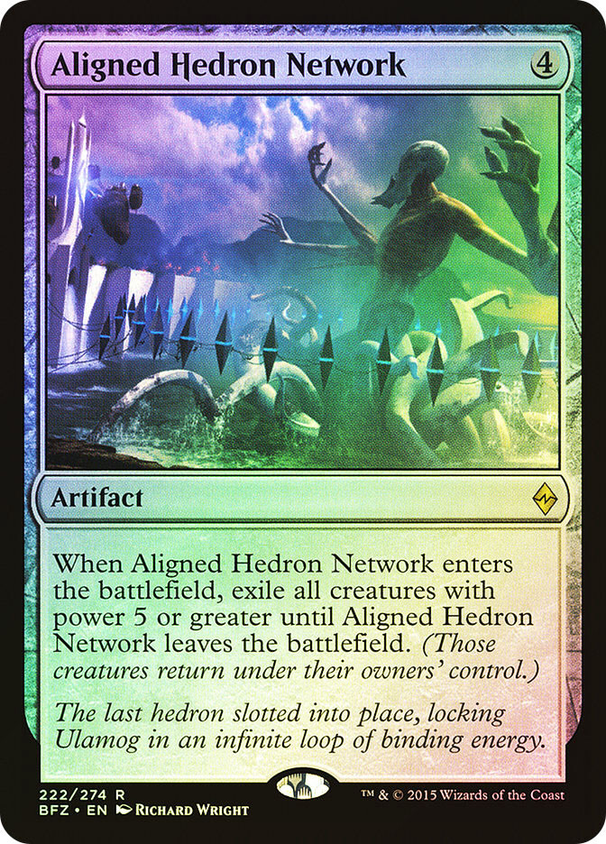 MTG FOIL Aligned Hedron Network - Battle for Zendikar #222 | eBay