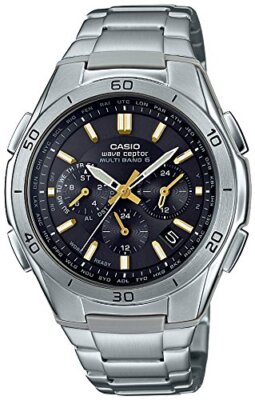 CASIO WAVE CEPTOR Solar powered Radio controlled Watch Men from Japan