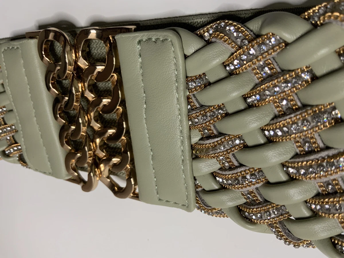 Cintura Donna In Ecopelle Verde – Lunga 110 Cm, Fibbia Metallo – Accessorio Versatile E Modaiolo