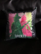 Wicked popular musical toss pillow  htf new