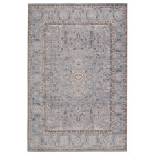 allen + roth with STAINMASTER Davis 5 X 7 Beige Indoor Floral/Botanical Area Rug