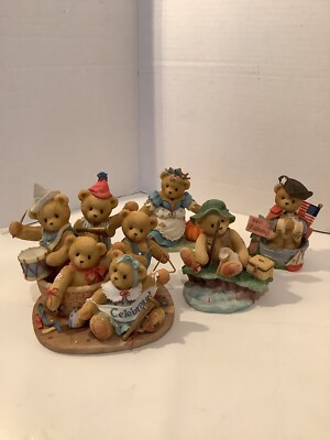 Cherished teddies lot of 4 Christina George Norm Annie Brittany colby, Danny and