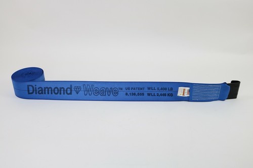 8 Pack 4” x 30’ Blue Diamond Weave Straps with Flat Hook - Bild 2 von 5