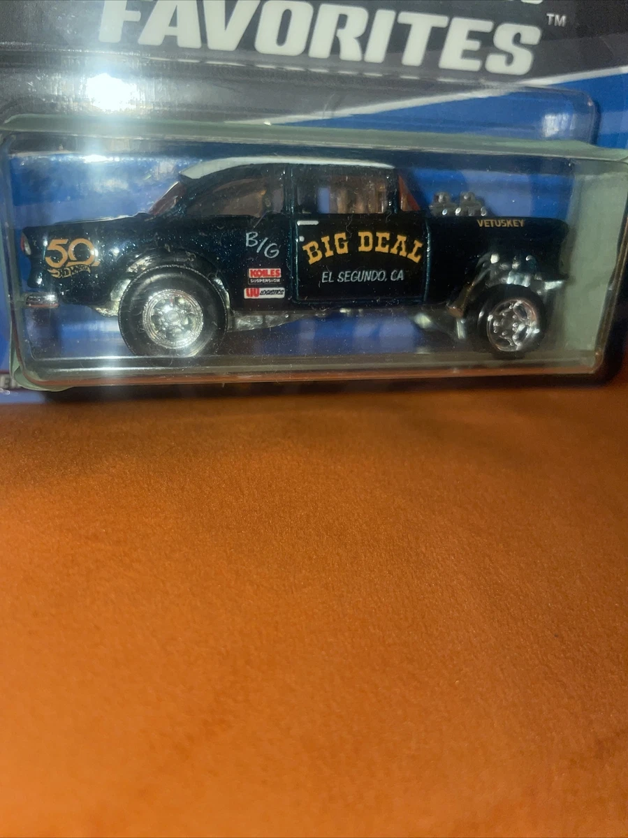 CHASE Hot Wheels 50th Anniversary 55 Chevy Bel Air Gasser Black Big Deal KROGER
