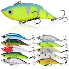 10 Crankbait Fishing Lures Swimbaits Topwater Lures for Fresh and Saltwater