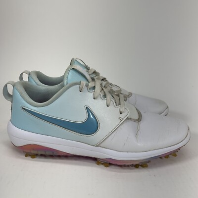 Nike Roshe G Tour NRG Golf Shoes White Blue BV0659-110 Women's Size 10 