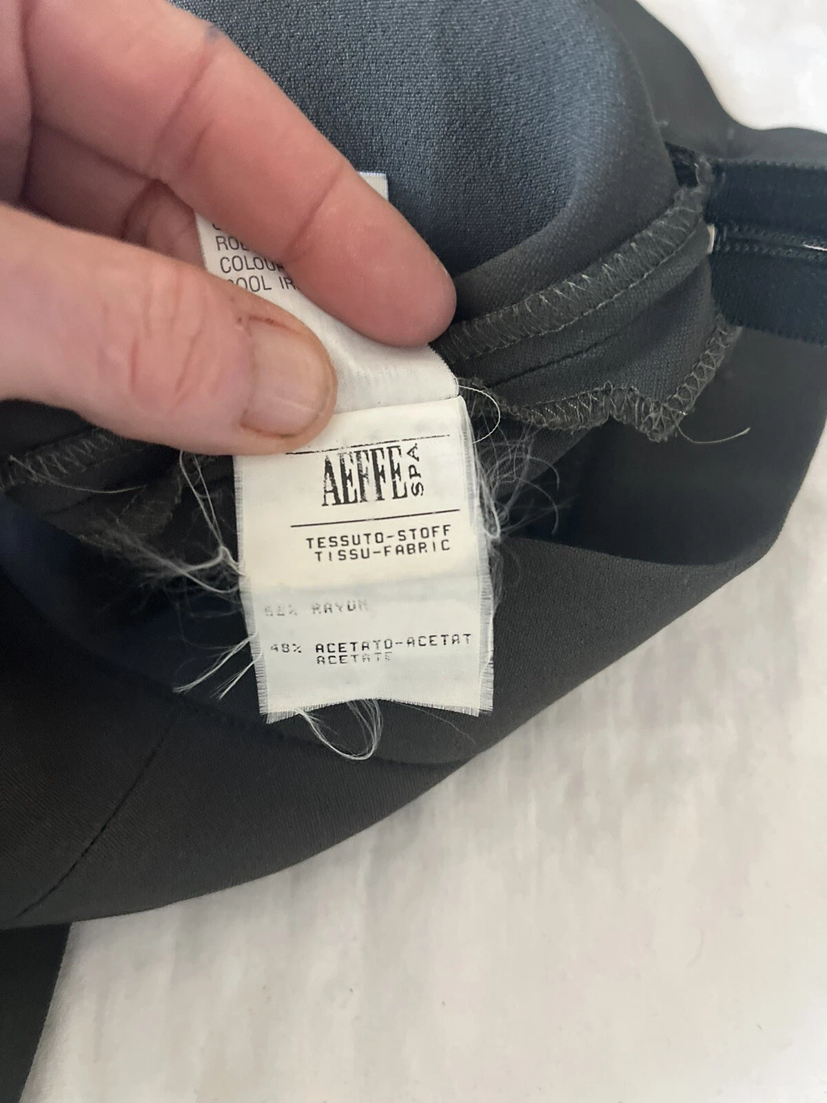 Pantaloni Moschino Economici And Chic Pantaloni Vita 24 Grigi