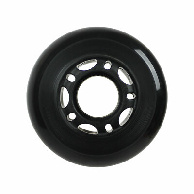 Inline Skate Replacement Wheel 64mm 82A Black Outdoor Roller Hockey Rollerblade