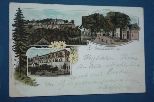 ST. ODILIENBERG - MONT ST ODILE - stamp on the reverse OTTROTT du 21. 5. 00. (1900)