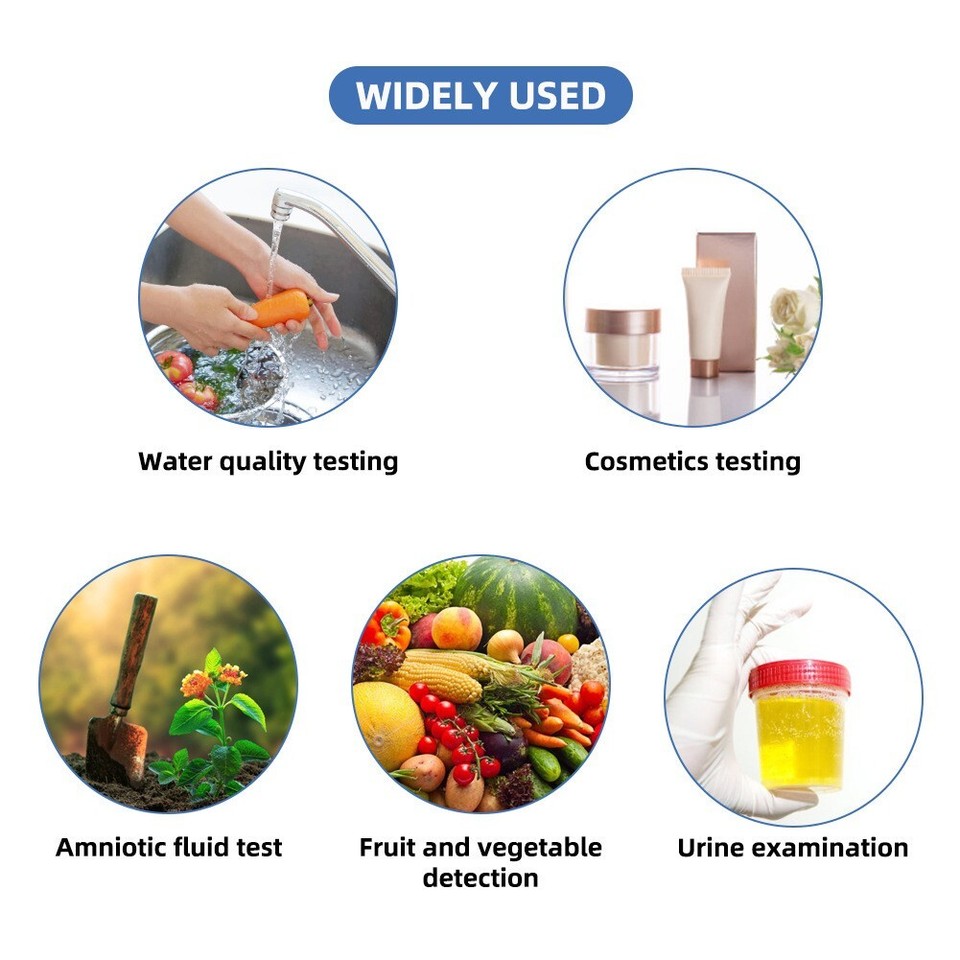 Reliable pH Test Strips for Assessing Acidic and Alkaline Levels pH 1