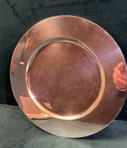 Grande assiette de présentation Christofle Paris, modèle Albi