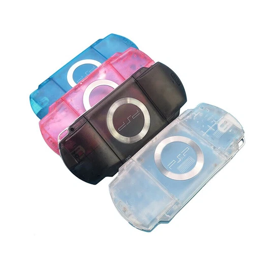 For PSP 1000 2000 3000 - 4 COLORS! Clear Faceplate Shell Housing Case Cover - Picture 5 of 6