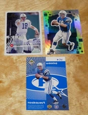 1998 Upper Deck Choice STAR/ROOK QUEST PEYTON MANNING ++ 2 UD MVP CARDS