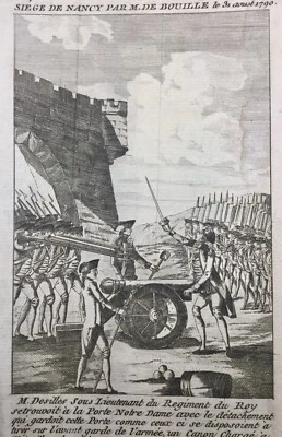 Nancy en 1790 Désilles Bouillé Meurthe-et-Moselle Gardes Suisses Révolution - Photo 1/3