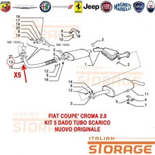 Tube d'échappement Fiat CROMA