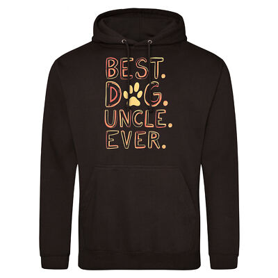 Herren Hund Onkel Hoodie Bester Hund Onkel aller Zeiten Text Lustiges Geschenk für Ihn Bruder Fr...