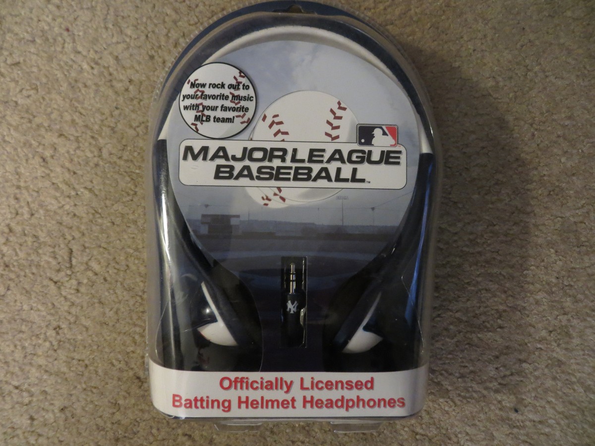 NEW YORK YANKEE BATTING HELMET HEADPHONES | eBay