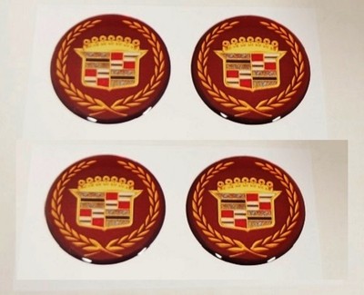 Set of 4 New Burgundy Dayton Wire Wheels 1.75 Emblems