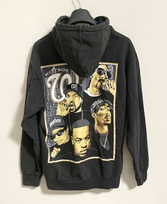 West Side Hoodie Sweatshirt Mens Medium 2Pac Eazy E Ice Cube Dr