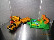 Lot of Fisher Price Toys Grader Safari Jeep and Playground Parts/Repair