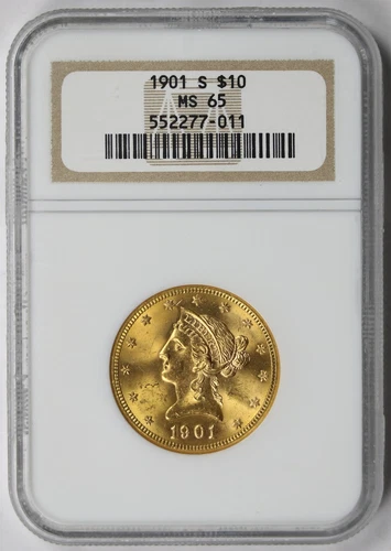 1901-S Liberty Head Eagle Gold $10 MS 65 NGC