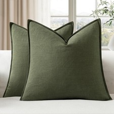 EMEMA Decorative Linen Throw Pillow Covers 18...