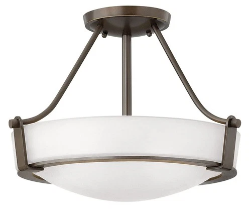 Hinkley Lighting 3220 Hathaway 3 Light 16"W Semi-Flush Bowl - MultiColor - Picture 1 of 9