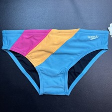 Men  s SPEEDO Swim Briefs Euro Brazilian Size 32 Pink Glo Vibe Collection