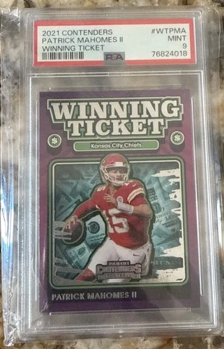 2021 Panini Contenders - Winning Ticket #WT-PMA Patrick Mahomes II