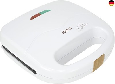 JOCCA Sandwichtoaster für 2 Scheiben, Toaster aus der Nature-Linie, 