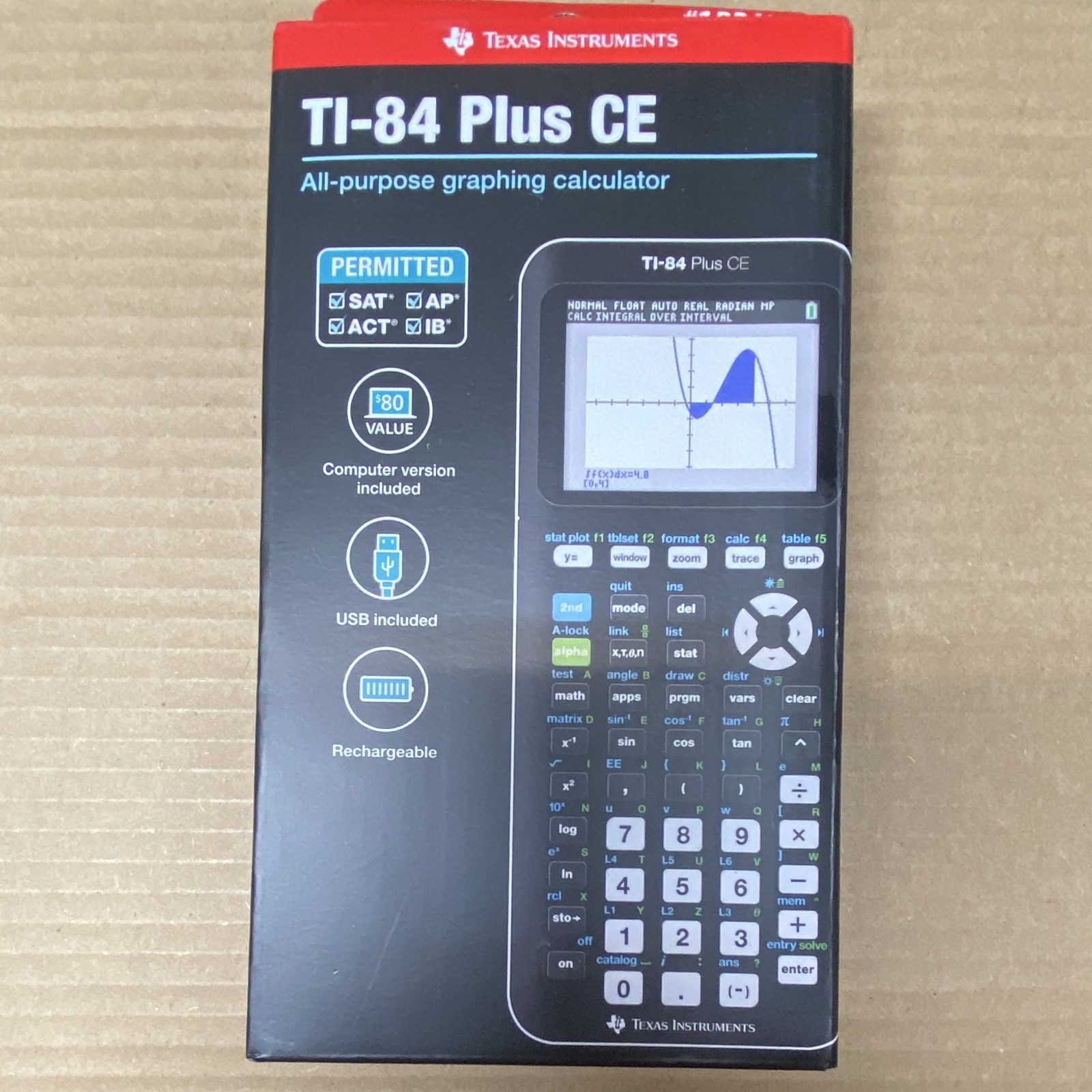 Texas Instruments TI-84 Plus CE Handheld Color Graphing Calculator