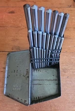 HUOT Blank Drill/Punch Index 1/16" To 1/2" by 1/64" Increments (Missing 1/8 Bit)