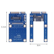 mSATA to 7PIN SATA mini pci-e to 7pin serial port sata3.0 expansion 180 degrees