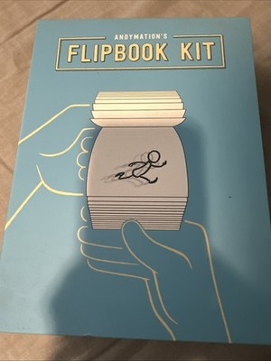 Andymation Flipbook Starter Kit with LED Light Pad Animation Tool