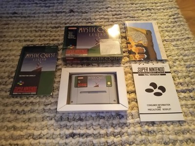 Mystic Quest Legend Super Nintendo SNES Boxed Komplett PAL *inkl. Karte*