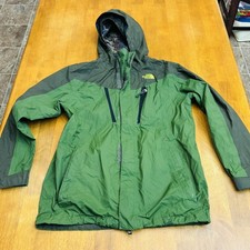 The North Face Hyvent Green Rain Windbreaker Jacket Coat Boy's Size: L 14/16