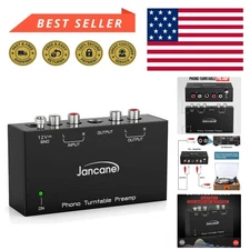 Aluminum Phono Preamp - Transform Your Turntable Experience with Clarity