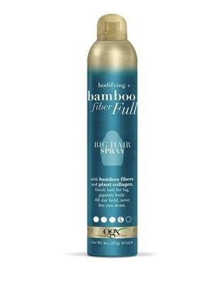 OGX Bodifying + Bamboo Fiber Full BIG HAIR SPRAY 8 Ounce New FREE SHIPPING