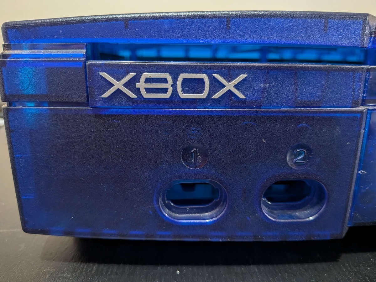 Xbox Original Halo 2 Crystal Ice Blue Console Limited Edition