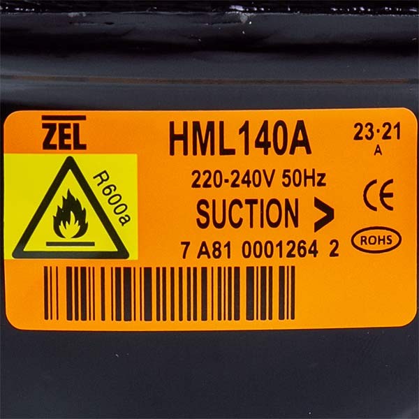 Compressor Zanussi ZEL HML140A R600a 140W | eBay