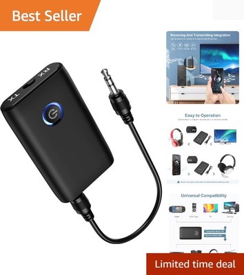 Aux Bluetooth 5.3 Transmitter & Receiver - Enjoy Wireless Music in Your Car