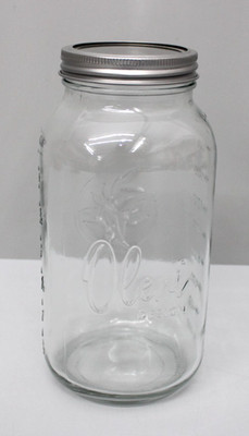 1x LIEBLINGSGLAS Oleni Mason Jar | Wide |  1600 ml Glas NEU