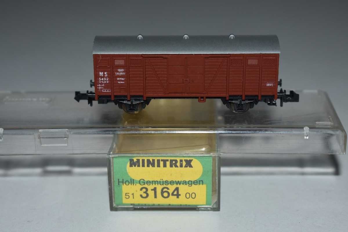 N Scale Minitrix 3164 NS Wagon Freight Car 5452 C55362 | eBay