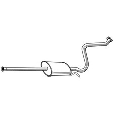 WALKER Mittelschalldämpfer Schalldämpfer für Hyundai Getz TB 22833