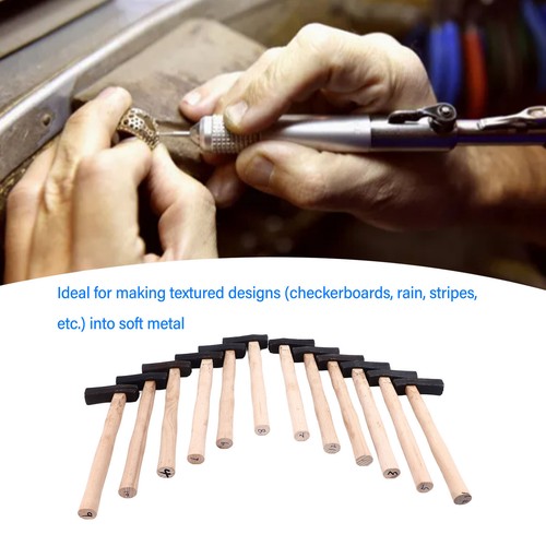 DIY Texturing Hammer Ergonomic Handle Metal Forming Texturing Hammer Tool Fo IDM - Picture 9 of 12