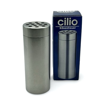 NEW Cilio Stainless Steel Cheese Shaker 4  Tall   Käsestreuer with Box