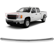 For Gmc Sierra 1500 2007-2013 Chrome Hood Trim Molding Grille Cover Gm1235109 For Gmc Sierra 1500 2007-2013 Chrome Hood Trim Molding Grille Cover Gm1235109
