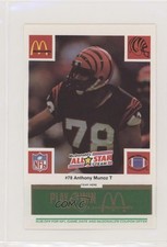 1986 McDonald's Play & Win All-Star Team Green Tab Anthony Munoz HOF 0l4h