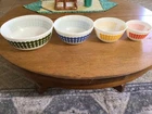 Vintage Pyrex Polka Dot Mixing Bowl Complete Set of 4 - 401-404 (D)