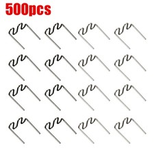 500pcs Hot Stapler Staples Repair Kit For Plastic Welder Gun Car Bumper Fender